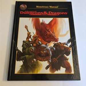 Advanced Dungeons & Dragons Monstrous Manual EUC